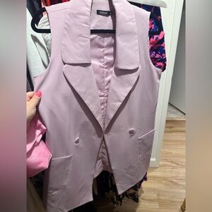 Boohoo Light Pink Sleeveless Vest